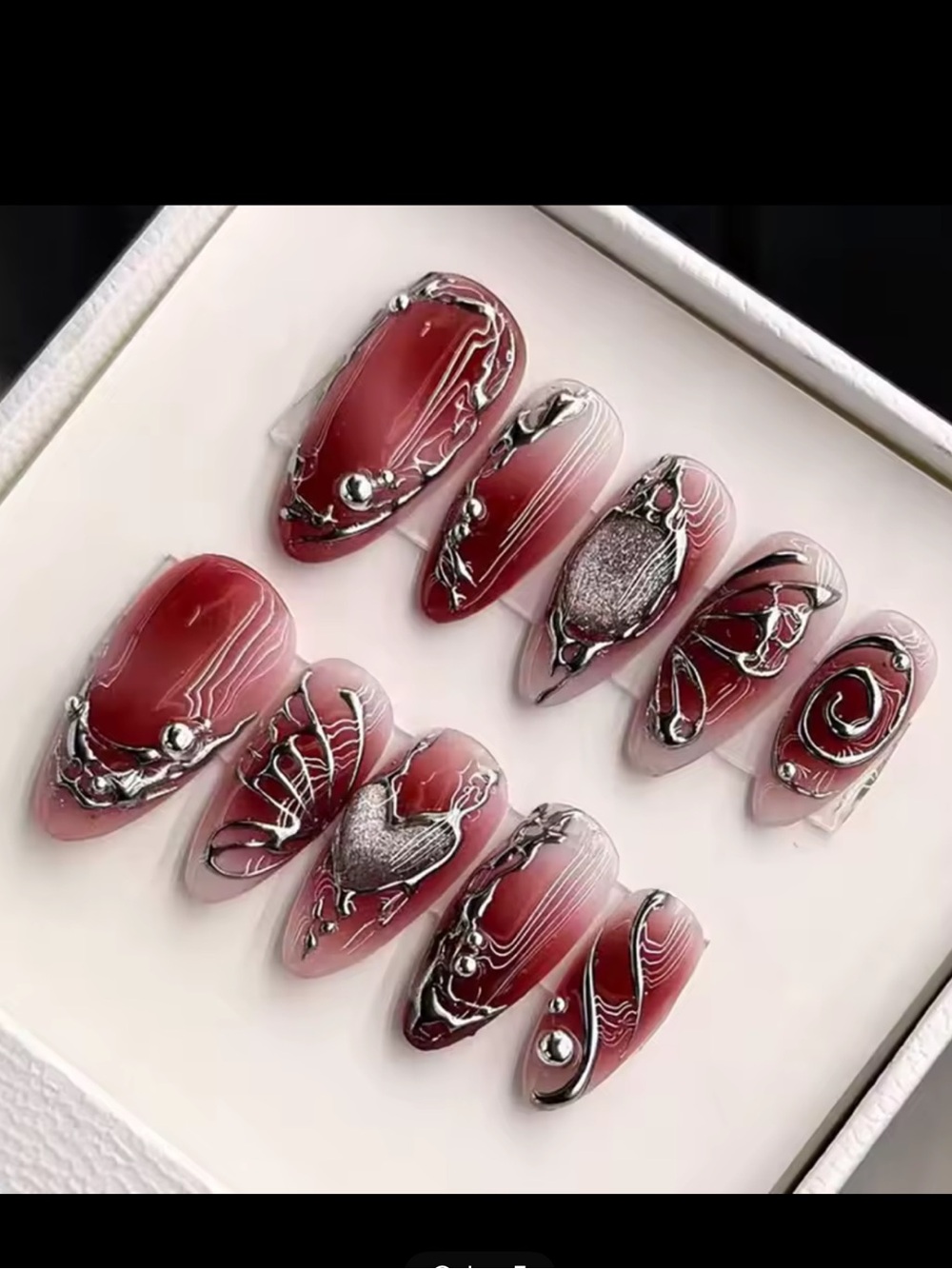 24 pcs nails natural delicate & comfortable reusable!